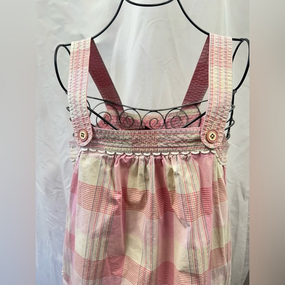 Vintage Juicy Couture pink plaid mini dress size 4 - Picture 10 of 12